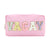 Vacay Vacation Chenille Varsity Collection Cosmetic Bag
