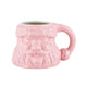 Santa Shaped Mug - Pink