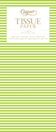 Mini Stripe Moss Green Tissue