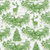 Christmas Toile Green Roll Wrap 30 Inch X 8ft-2 Inch Core