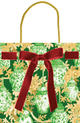 Ginger Jars Dark Green Gift Bag Sm Sq. 5 3/4x2 5/8 X 5 3/4