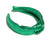 Green METALLIC KNOTTED HEADBAND