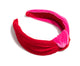 Pink & Red TWO TONE KNOTTED HEADBAND