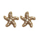 Golden Starfish Studs