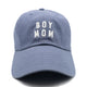 Boy Mom Dusty Blue Baseball Hat
