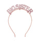 Pink Big Sister Headband