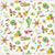 Handpainted Fiesta Icons Square Placemat