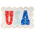 USA Scallop Paper Plate