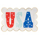 USA Scallop Paper Plate