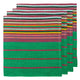Belgian Linen Multi Stripes "Stem" Napkins 20x20 - Set of 4