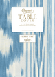 Toile De Nantes Blue-Paper Linen Print Airlaid Tablecover 5.2'X8.2'