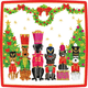 Toy Soldier Pets Sq Salad/dessert Plates Square