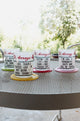Tequila Sunrise Set of 4 Sign Acrylic Cups