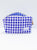 Kappa Sorority Gingham Quilted Makeup Bag