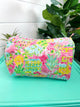 Southern Town Quilted Makeup Bag | Cosmetics Toiletry Travel Bags