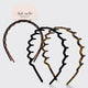 Zig Zag Headband 2pc - Black & Tort