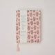 Ditsy Floral Blush Block Printed Blank Notebook