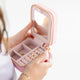 Pink Jewelry Travel Case
