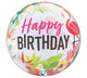 22" PKG BIRTHDAY TROPICAL BUBBLE BALLOON