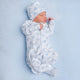 Baby's Teddy Footie - Light Blue