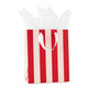 Red and Pink Stripe Gift Bag
