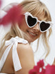 Adults Pearl Heart Bride Sunglasses
