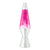 14.5" Lava Lamp Opalescent White with Pink Lava
