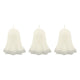 Glitter Dipped Ghost Candles (x 3)