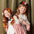 Velvet Bow Hair Clips (x 4)