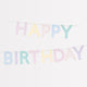 Scallop Pastel Happy Birthday Garland