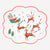 Santa, Sleigh & Reindeer Large Plates