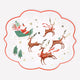 Santa, Sleigh & Reindeer Large Plates