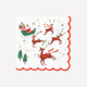 Santa, Sleigh & Reindeer Large Napkins