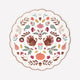 Folk Fall Side Plates