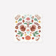 Folk Fall Small Napkins