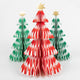 Striped Paper Honeycomb Trees
