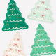 Christmas Tree w/ Bows Plates