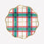 Christmas Plaid Side Plates
