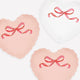 Coquette Heart Plates (x 8)
