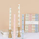 Floral Table Candles set of 8