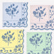 Vintage Botanical Large Napkins