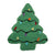 Christmas Tree with Lights Shaped Throw Pillow