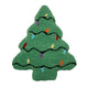 Christmas Tree with Lights Shaped Throw Pillow