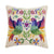 Otomi Birds with Heart Hook Pillow