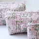 Bunny Rose Floral Print Travel/Makeup/Organizer/Bag