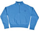 Happy Faces Bright Blue 1/4 Zip Sweatshirt