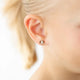 Dog Stud Earrings - Hypoallergenic, Flat Back