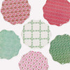 Meri Meri x Molly Mahon Red & Green Side Plates (x 8)