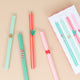 Festive Striped Table Candles (x4)