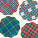 Tartan Plaid Mix Dinner Plates